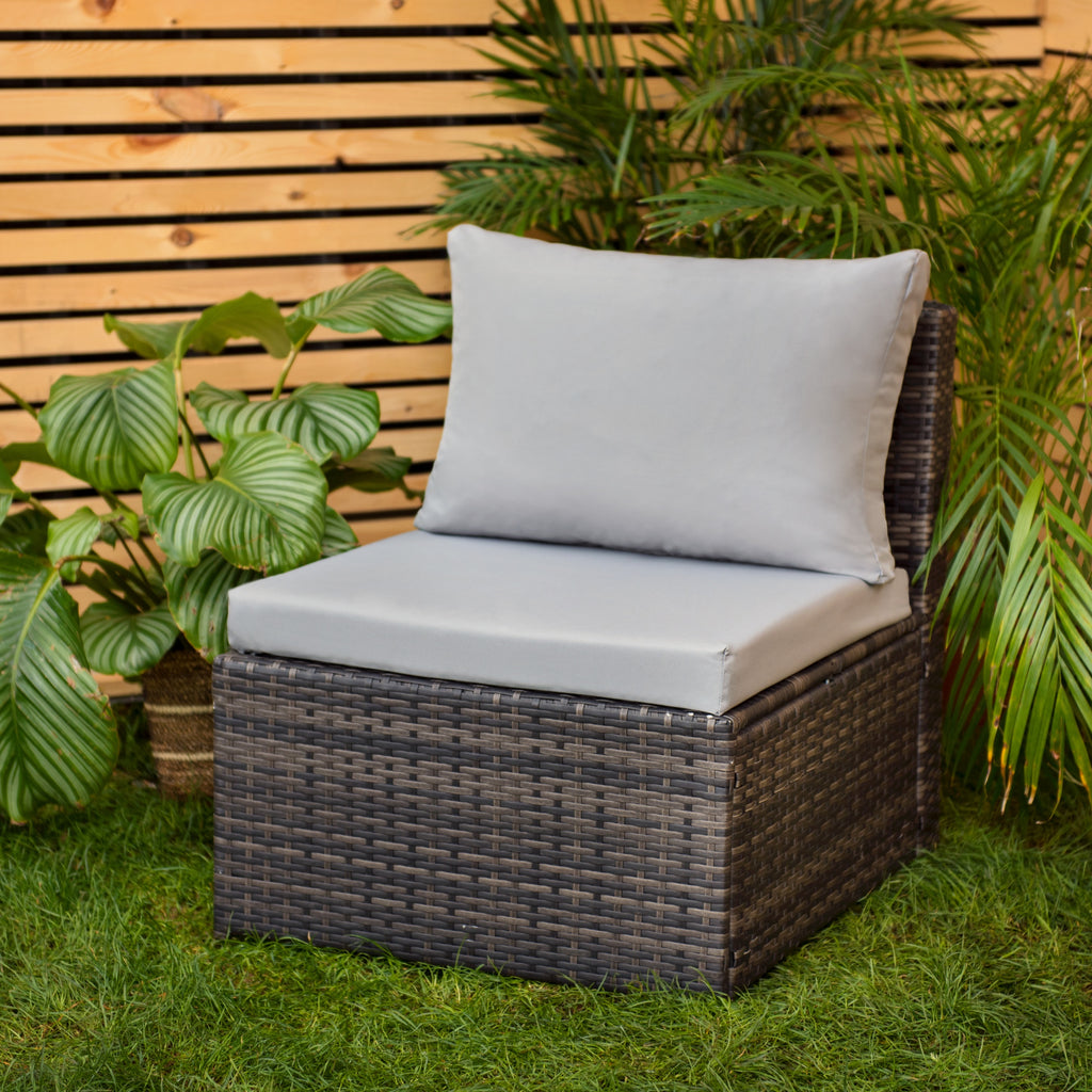 Outdoor Rattan Furniture Seat or Back Cushions Water Resistant California Furniture Cushion Pads