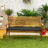 Water-Resistant Garden 4-Seater Bench Seat Pads for Patio Durable Bench Cushions Outdoor