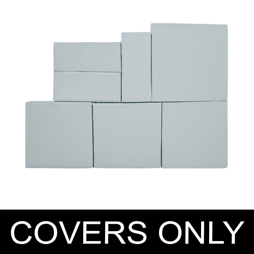 Outdoor Rattan Cushion Covers Set Water Resistant California Style Patio Furniture Replacement Covers