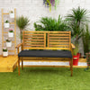 3-Seater Outdoor Keter Eden Bench Cushions – Water Resistant Garden Storage Bench Seat Pads