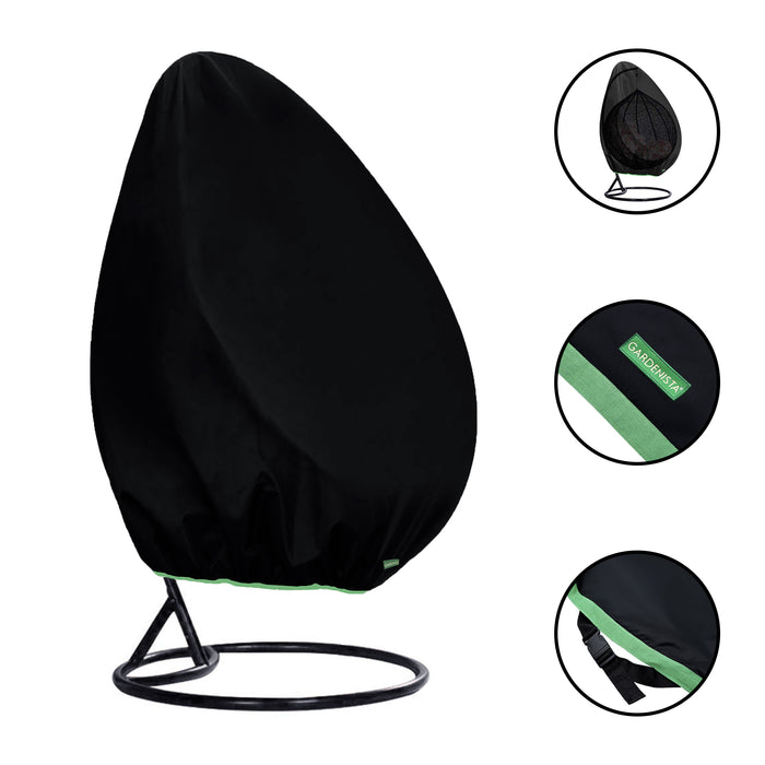 Outdoor Hanging Egg Chair Cover with Buckle Straps