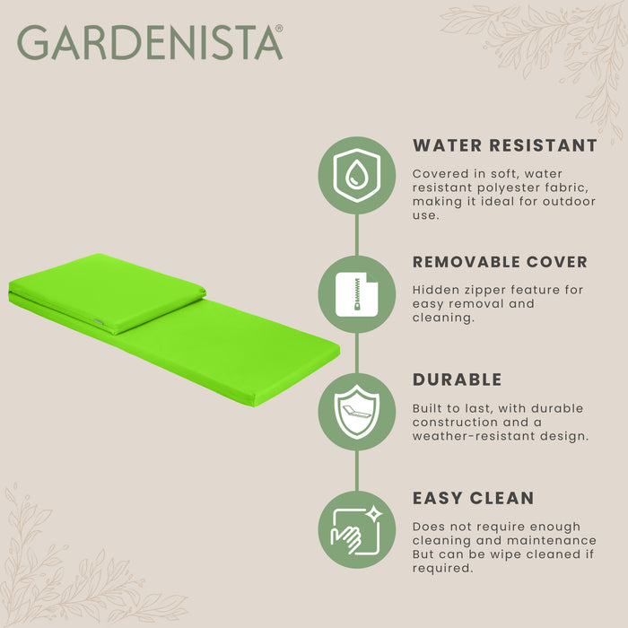 Garden Water Resistant Sun Lounger Cushions 
