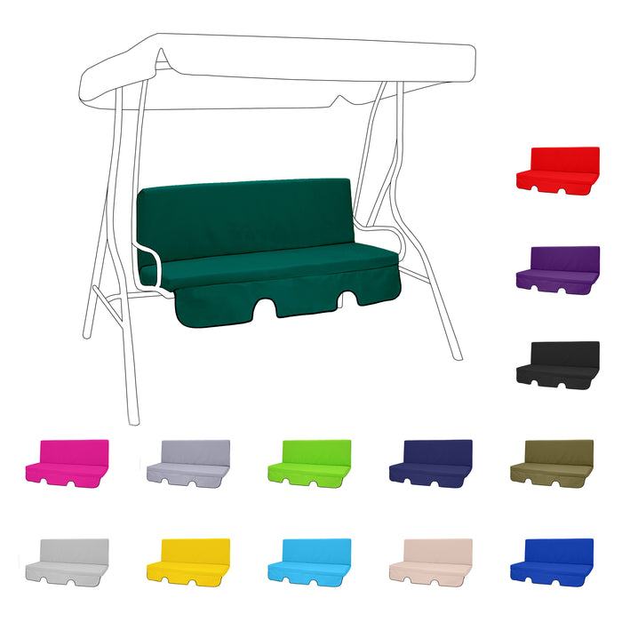 Water-Resistant Garden Swing Cushions Outdoor Hammock Cushion Pads