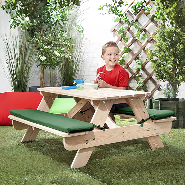 Garden Water-Resistant Childs Picnic Bench Seat Pads