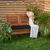 Water-Resistant 2-Seater Garden Bench Seat Pad Durable Outdoor Bench Cushions Pads