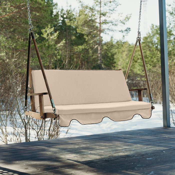 Outdoor 3-Seater Replacement Swing Cushion