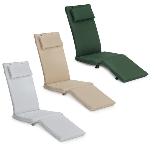 Outdoor Sunlounger Seat Pad with Ties GardenistaUK Store