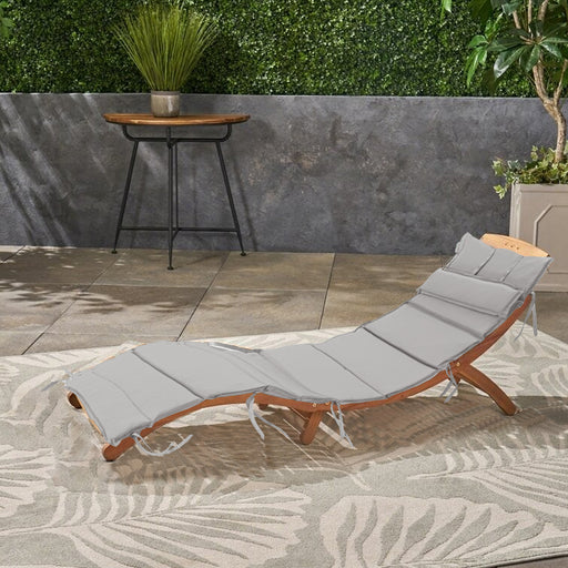 folding sun lounger cushion