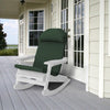 Water-Resistant Adirondack Seat Pad With Headrest Highback Chair Cushions