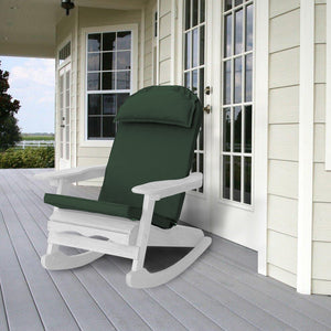 Water-Resistant Adirondack Seat Pad With Headrest Highback Chair Cushions