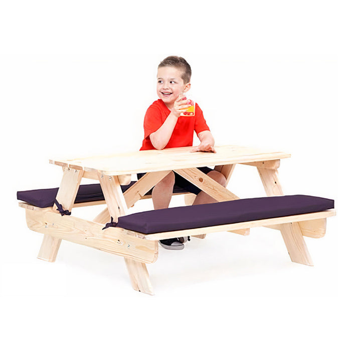 Garden Water-Resistant Childs Picnic Bench Seat Pads