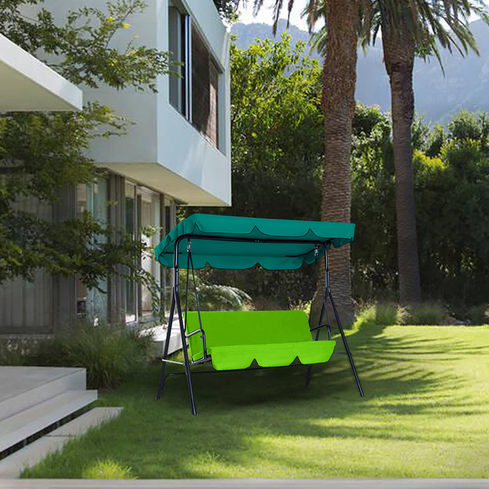 Outdoor water resistant 3 seater canopy cover with Velcro