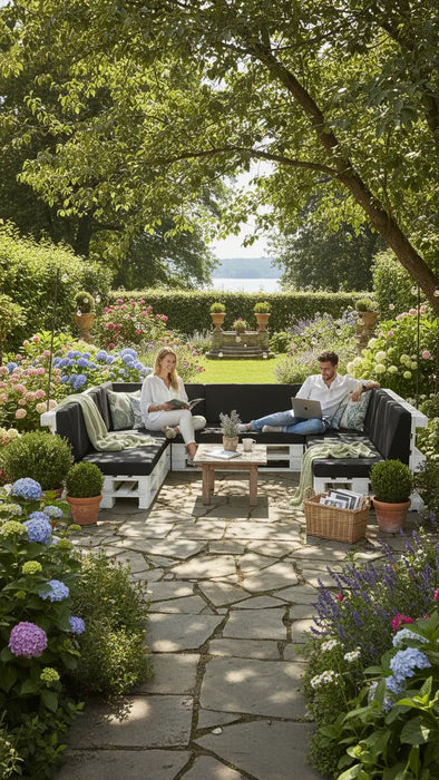 Gardenista Outdoor Euro Pallet Cushions Set 12pc