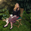Water Resistant Outdoor Chair Seat Pad Garden Chair Cushions With Ties