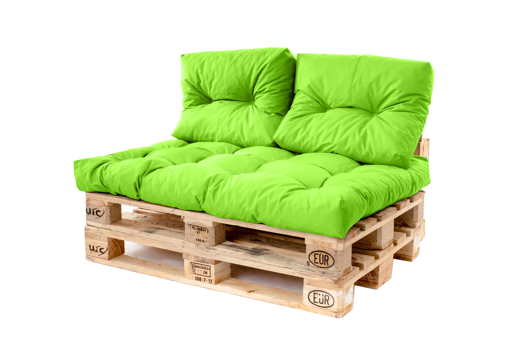 Outdoor Euro Pallet Tufted Small Back Cushions