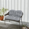Outdoor Rattan Furniture 2-Seater Tufted  Bench Cushions Outdoor Bench Seat Pad