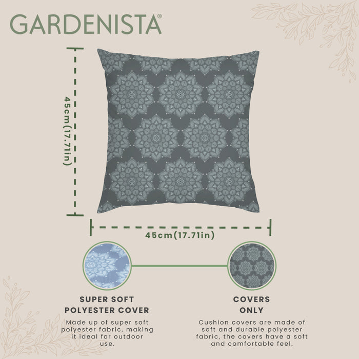 Water Resistant Mandala Cushion Cover