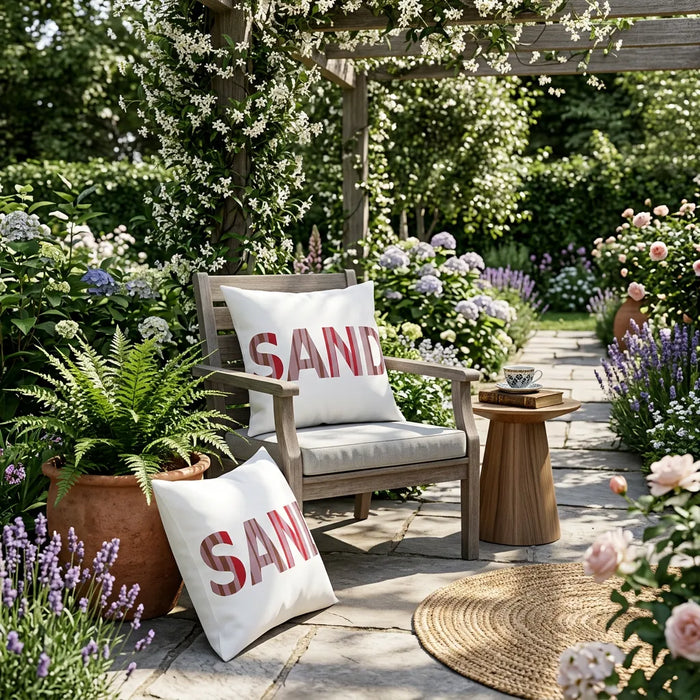 Water Resistant Outdoor Decorative Scatter Cushions Garden Printed Pillows
