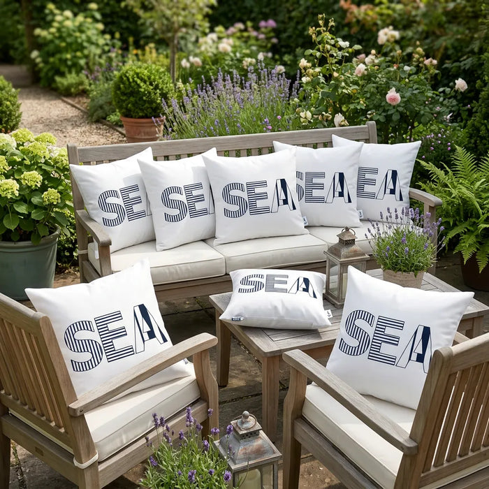 Water Resistant Outdoor Decorative Scatter Cushions Garden Printed Pillows