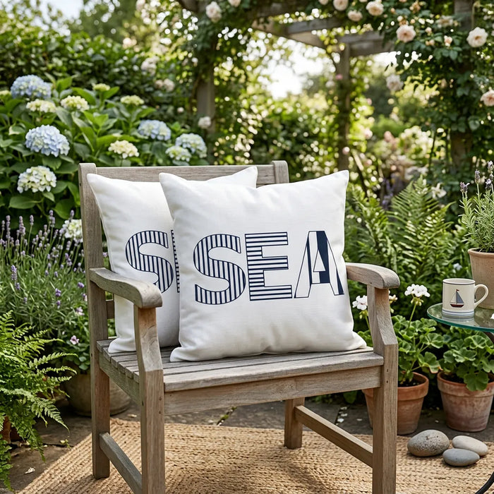 Water Resistant Outdoor Decorative Scatter Cushions Garden Printed Pillows
