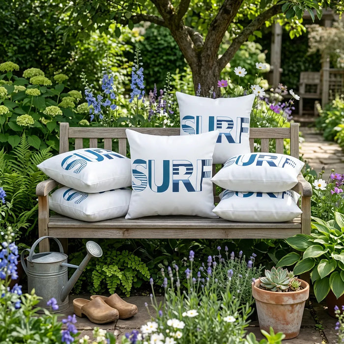 Water Resistant Outdoor Decorative Scatter Cushions Garden Printed Pillows