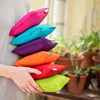 12 Pc Bright Colorful Mini Outdoor Garden Scatter Cushion Set