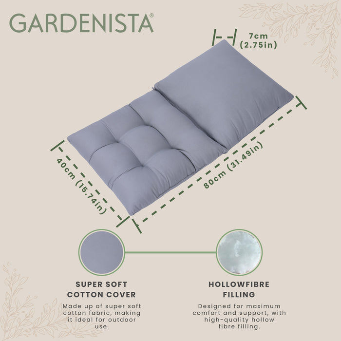 Water Resistant Outdoor Slip-Free Seat and Back Cushions