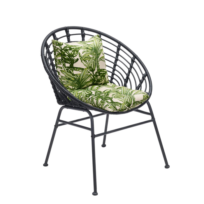 Water Resistant Outdoor Nonslip Seat and Back Cushions | Patio Printed Chair Cushion