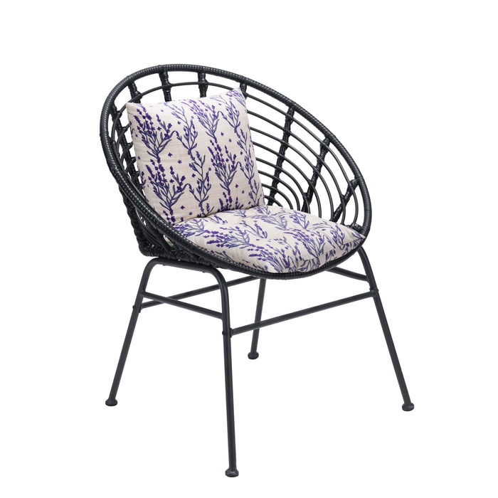 Water Resistant Outdoor Nonslip Seat and Back Cushions | Patio Printed Chair Cushion