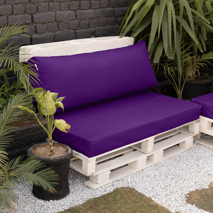 Garden Euro Pallet Seat and Back Cushion | Water Resistant Pallet Cushions