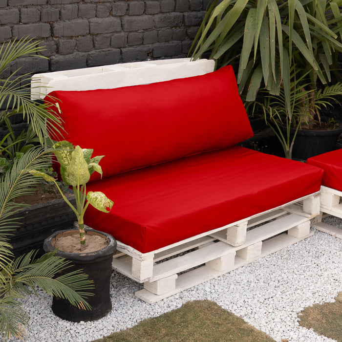 Garden Euro Pallet Seat and Back Cushion | Water Resistant Pallet Cushions