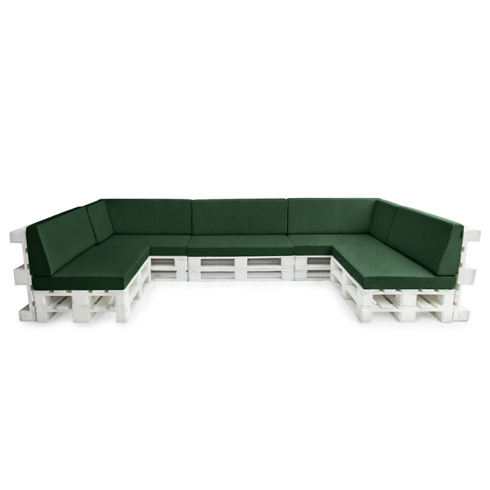 Water-Resistant Outdoor Euro Pallet Cushions Set