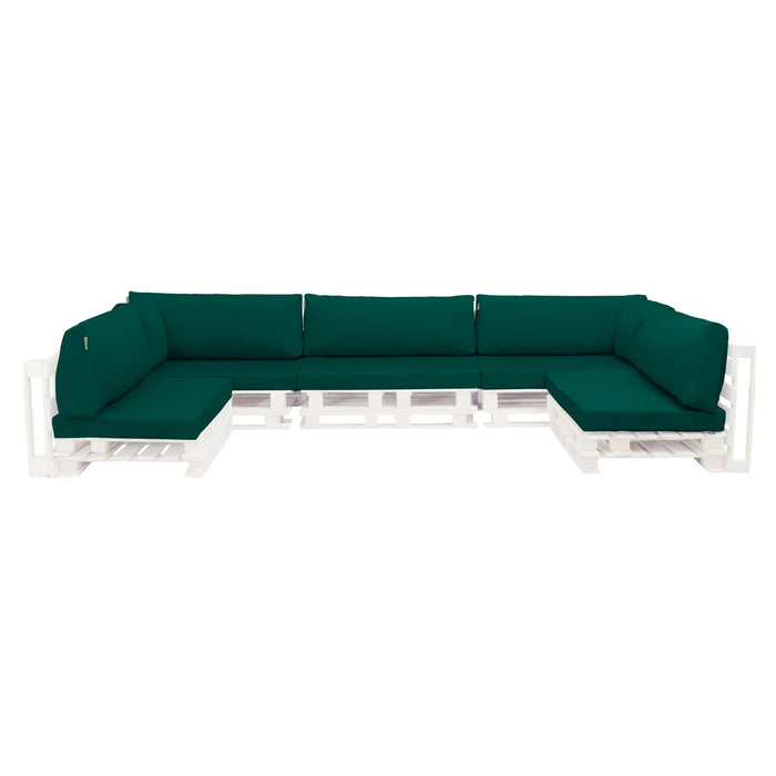 Water-Resistant Outdoor Euro Pallet Cushions Set