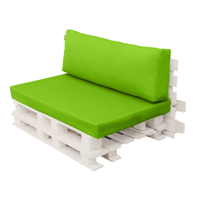 Garden Euro Pallet Seat and Back Cushion | Water Resistant Pallet Cushions