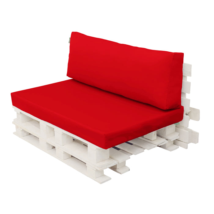 Garden Euro Pallet Seat and Back Cushion | Water Resistant Pallet Cushions