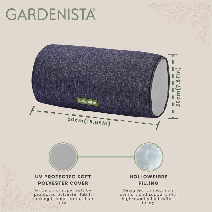 Open Air Water-Resistant Round Bolster Cushions
