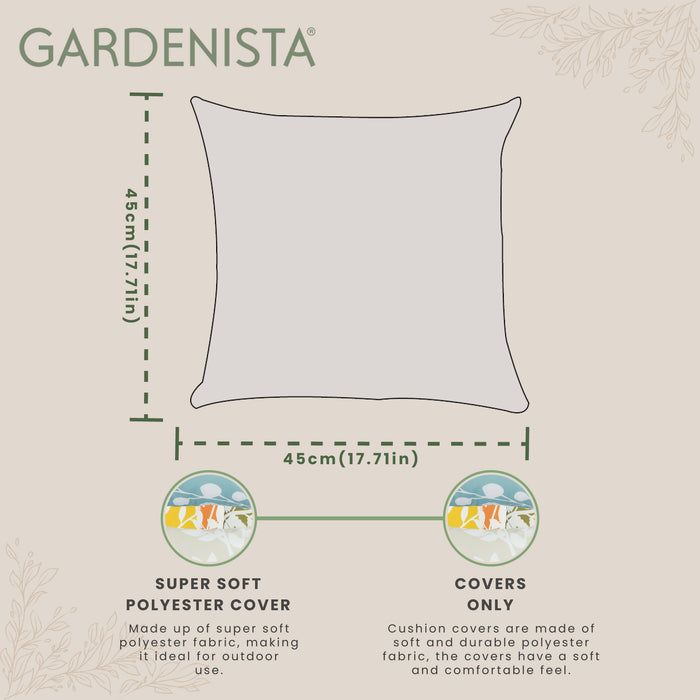 Outdoor Water-Resistant Decorative Cushion Covers