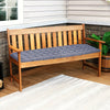 2-Seater Outdoor Bench Cushions Garden Tufted Seat Bench Pads Water Resistant