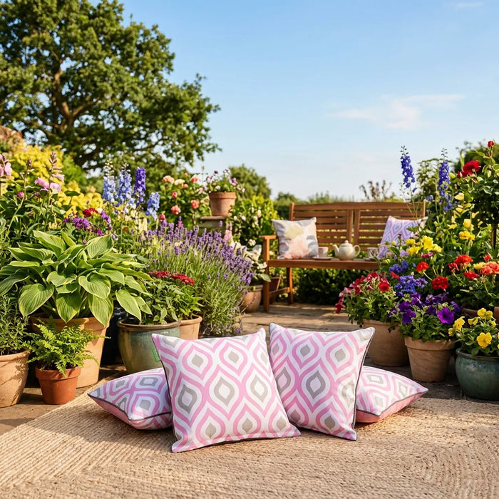 Water-Resistant Outdoor Scatter Cushions Garden Printed Cushion Patio Decorative Pillow