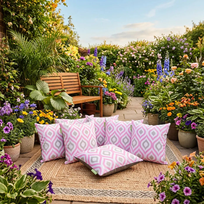 Water-Resistant Outdoor Scatter Cushions Garden Printed Cushion Patio Decorative Pillow