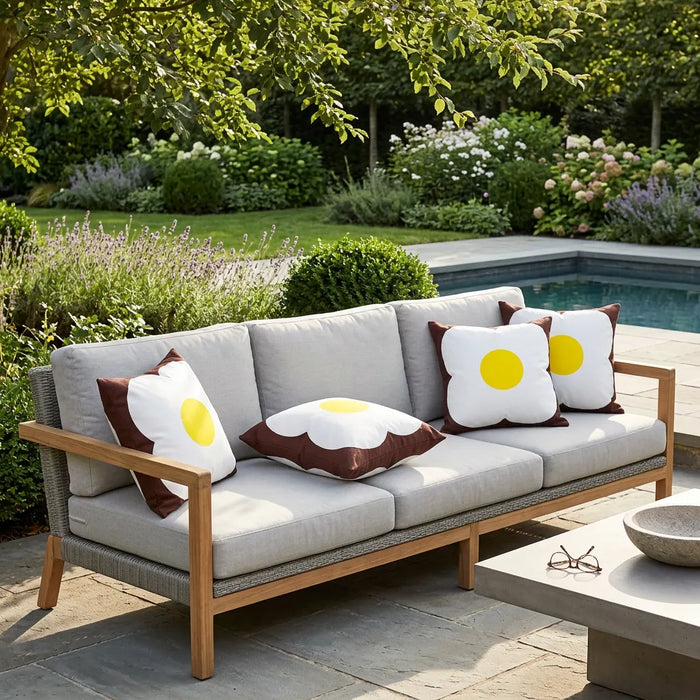 Water Resistant Outdoor Printed Scatter Cushions Garden Decorative Pillows