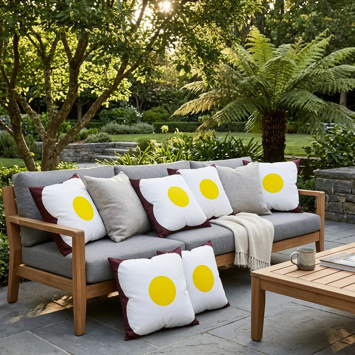 Water Resistant Outdoor Printed Scatter Cushions Garden Decorative Pillows