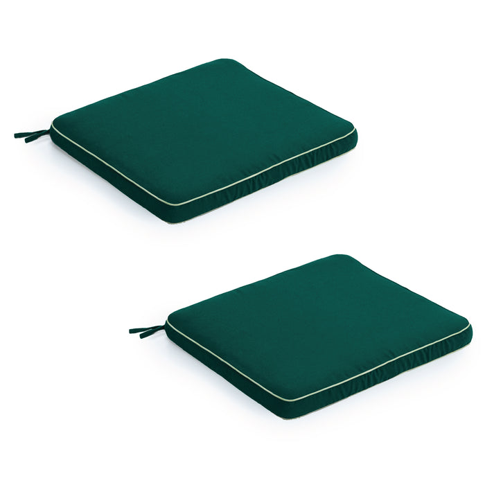 Green Outdoor Chair Cushion Seat Pad Garden Furniture Patio 46x54cm Soft Comfy