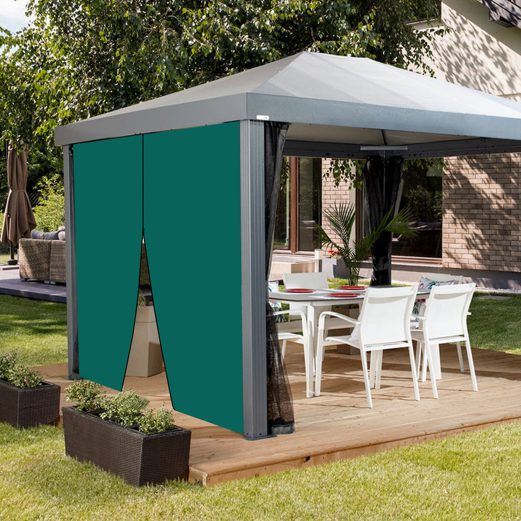 Water Resistant Gazebo Side Panel Door Curtains Replacement Outdoor Pergola Privacy Panels