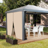 Water Resistant Gazebo Side Panel Door Curtains Replacement Outdoor Pergola Privacy Panels