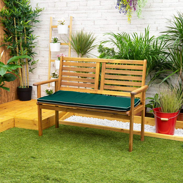 2-Seater Bench Seat Pad with Secure Straps |Garden Water Resistant Bench Cushions