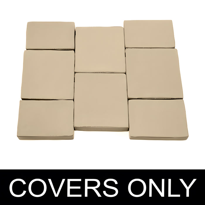 Water-Resistant Rattan Furniture Cushions Cover Set
