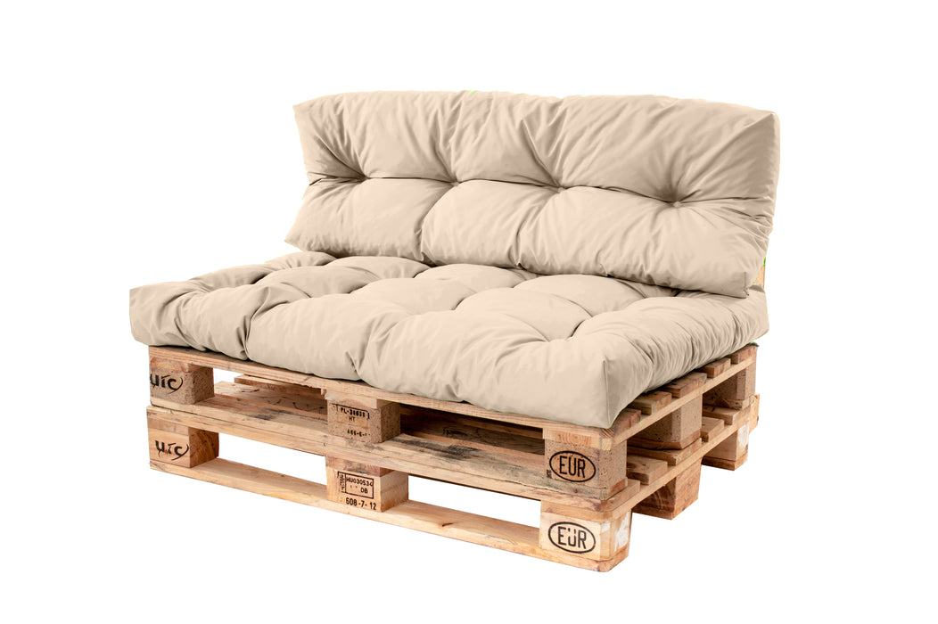 Outdoor Tufted Euro Pallet Long Back Cushions
