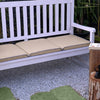 Foldable Outdoor 3-Seater Bench Cushions Water Resistant Garden Bench Seat Pads
