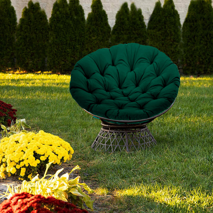 Outdoor Water-Resistant Round Papasan Swing Cushions